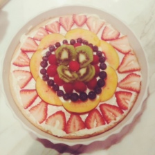 My spin on a childhood favorite, Fruit Pizza